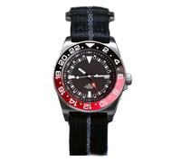FTEOXLC Titan 42 mm Automatik GMT Herrenuhren mit NH34 Uhrwerk Saphirglas Wasserdicht Sportuhr, V 2, Sport-/Tauch-Armbanduhr