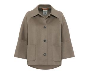 Fuchs Schmitt - Double Face Wolljacke taupe - Gr. - 46