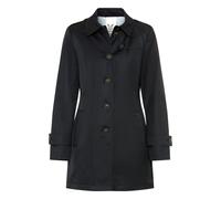 Kurzmantel FUCHS SCHMITT, Damen, Gr. 48, marine, Web, Obermaterial: 58% Baumwolle, 42% Polyester, unifarben, regular fit normal, mit Riegel abgesteppte Kante mit Knöpfen,verstellbar, Mäntel Kurzmantel