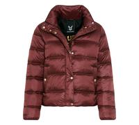 Steppjacke FUCHS SCHMITT "Steppjacke", Damen, Gr. 38, rot (bordeaux), Web, Obermaterial: 100% Polyester, unifarben, modisch, regular fit normal, Rundhals, Langarm eingesetzt gerader Abschluss, Jacken,