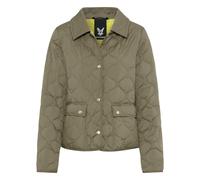 Steppjacke FUCHS SCHMITT, Damen, Gr. 42, schilf, Web, Obermaterial: 100% Polyester, unifarben, regular fit normal, Rundhals, eingefasste Kante, Jacken Steppjacke, modische Steppung, Regular Fit, große