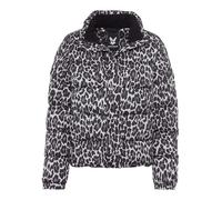 Steppjacke FUCHS SCHMITT "Steppjacke", Damen, Gr. 38, kitt gemustert, Web, Obermaterial: 100% Polyester, animal-print, mehrfarbig, gemustert, modisch, regular fit normal, Rundhals, Langarm eingesetzt