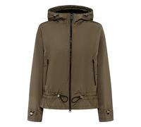 Outdoorjacke FUCHS SCHMITT, Damen, Gr. 46, schilf, Web, Obermaterial: 100% Polyester, unifarben, regular fit hüftlang, hoch geschlossener Ausschnitt, verstellbar abgesteppte Kante mit verstellbarem Gu