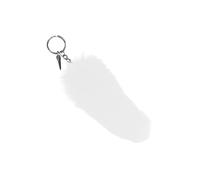 Fuchsschwanz Anhänger Therian Tail Fuchsschwanz Anhänger Fell Schwanz Keychain 3D-Schlüsselanhänger mit Extra Groß Schlüsselring Tasche Zusätze Auto Schlüsselketten Anhänger Weich Flaumig Dekoration