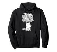 Fuck Off Lung Cancer | Fighter Survivor Zitat lustiges Geschenk Pullover Hoodie