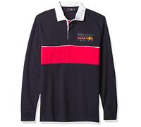 Fuel For Fans Herren Longsleeve Polo긴소매 폴로polo De Manga Larga. Red Bull Racing F1 - Langärmliges Poloshirt, Navy, X-Large