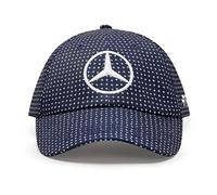 Fuel For Fans Mercedes Benz F1 Special Edition George Russell 2022 Konnichiwa Japanese GP Baseball Hat Navy, Blau