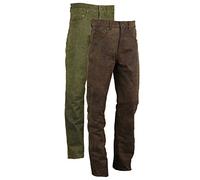 Fuente Antik Jagd Lederhose Herren lang-Lederhose Damen lang - Lederjeans- Echt Leder, Lederhose Jeans 501 Braun antik- Motorrad Lederjeans- Trachten Lederhose lang, Jagd Lederhose (38, Antik Braun)