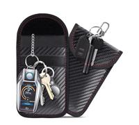 Für BMW 3er Touring | Typ G21 | Bj. 2019-2022 Autoschlüssel Schutz Keyless Hülle 2 Pack, Taschen Kohlefaser Leder Schlüsseletui Schlüsselmäppchen Car Key Safe