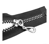 Für Kristallharz für Reißverschluss 5 Öffnungen Reparaturzubehör mit dekorativen Strass-Diamanten für Taschen und Näharbeiten (70 cm)