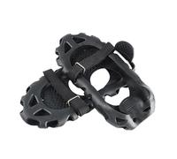 Für Schuhe - Zähne Schuhkrallen | Anti-Rutsch-Eiskrallen | Schuhstollen Wintergrip, rutschfeste Schuhaufsätze, Edelstahl TPE, Verstellbar Für Schuhgrößen 36-46, Sicherheit Auf