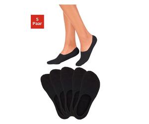 Füßlinge BENCH. "Damen Unsichtbare Sneaker Socken", Damen, Gr. 35-38, schwarz, Baumwolle, Elasthan, Polyamid, uni, elastisch, Socken, für weit ausgeschnittene Schuhe, Loafers, Halbschuhen, Oxford-Schu