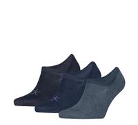 Calvin Klein 3P Footie Men Socks High Cut Marine/Blau Gr 39/42 Herren