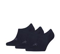 Füßlinge CALVIN KLEIN "CK MEN FOOTIE HIGH CUT", Herren, Gr. 43-46, navy, Baumwollmischung, normal, Socken, hoch geschnittene Silhouette, Cotton-Mix (73407114-43) navy