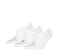 Füßlinge CALVIN KLEIN "CK MEN FOOTIE HIGH CUT", Herren, Gr. 43-46, weiß, Baumwollmischung, normal, Socken, hoch geschnittene Silhouette, Cotton-Mix (49251943-43) weiß