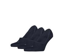 Füßlinge CALVIN KLEIN "CK MEN FOOTIE MC", Herren, Gr. 43-46, schwarz (navy), Baumwollmischung, Socken, Antirutsch Noppen im Fersenbereich (22184328-43) navy