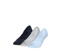 Füßlinge CALVIN KLEIN "CK WOMEN FOOTIE LC", Damen, Gr. 35-38, bunt (light blau), Baumwollmischung, normal, Socken (69012503-35) light blau