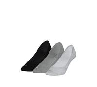 Füßlinge CALVIN KLEIN "CK WOMEN FOOTIE LC", Damen, Gr. 39-42, schwarz-weiß (grau melange), Baumwollmischung, normal, Socken (83679115-39) grau melange