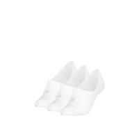 Füßlinge CALVIN KLEIN "CK WOMEN FOOTIE MC", Damen, Gr. 39-42, weiß, Baumwollmischung, normal, Socken, Antirutsch Noppen im Fersenbereich, Cotton-Mix, elastisch (58926340-39) weiß