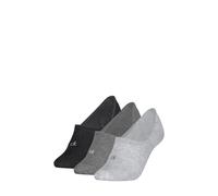 Füßlinge CALVIN KLEIN "CK WOMEN FOOTIE MC", Herren, Gr. 39-42, grau melange, Baumwollmischung, normal, Socken Füßlinge, Antirutsch Noppen im Fersenbereich, Cotton-Mix, elastisch (92143724-39)