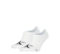 Calvin Klein Socks Herren Organic Cotton High Cut Monogram Footie, Weiß, 39-42 EU
