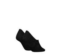 Calvin Klein Legwear Calvin Klein 2P Glossy High Cut Footie Socks Schwarz Gr 39/42 Damen