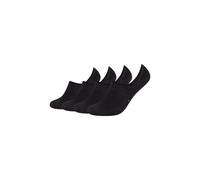 4er Pack camano Soft Bamboo Mesh Füßlinge 9999 - black 35-38