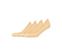 Füßlinge CAMANO "comfort", Damen, Gr. 35-38, beige (natural), Elasthan, Polyamid, unifarben, elastisch, Socken, mit Silikonstreifen gegen Verrutschen (11321649-35) natural