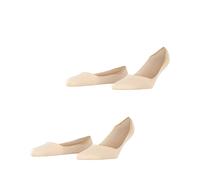 Füßlinge ESPRIT "Cotton", Damen, Gr. 35-38, beige (cream), Baumwollmischung, unifarben, normal, Socken, elegant, verstärkt und aus weicher Baumwolle, dünn, anti-slip (33568526-35) cream