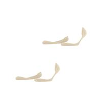 Füßlinge ESPRIT "Solid Low", Damen, Gr. 35-38, beige (cream), Baumwollmischung, unifarben, normal, Socken, elegant, verstärkt und aus weicher Baumwolle, dünn, Anti-Slip (32403002-35) cream