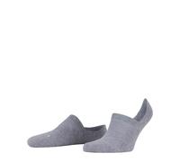 FALKE Unisex Füßlinge Cool Kick Invisible U In weich atmungsaktiv schnelltrocknend unsichtbar einfarbig 1 Paar, Grau Light Grey Melange 3775, 37-38