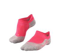 Füßlinge FALKE "RU4 Endurance Invisible", Mädchen, Gr. 41-42, rot (rose (8564)), Obermaterial: 50% Polypropylen PP. 30% Baumwolle CO. 18% Polyamid PA. 2% Elasthan EL., Socken (35199655-41) rose (8564)