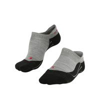 Füßlinge FALKE "TK5 Wander Invisible", Mädchen, Gr. 42-43, grau (light grau (3403)), Obermaterial: 45% Polypropylen PP. 25% Wolle WO. 23% Polyamid PA. 5% Baumwolle CO. 2% Elasthan EL., Socken (4325594
