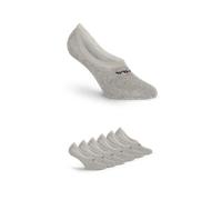 Füßlinge FILA "UNISEX GHOST SOCKS", Herren, Gr. 35-38, grau, Baumwollmischung, normal, Socken, mit Logo-Schriftzug, Silikonstreifen an der Ferse für besseren Halt (12822413-35) grau