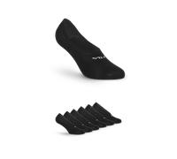 Füßlinge FILA "UNISEX GHOST SOCKS", Herren, Gr. 35-38, schwarz, Baumwollmischung, unifarben, normal, Socken, mit Logo-Schriftzug, Silikonstreifen an der Ferse für besseren Halt (39998548-35) schwarz