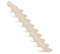 Füßlinge FILA "UNISEX GHOST SOCKS SILICONE HEEL INSIDE", Herren, Gr. 39-42, 306, sand, Baumwollmischung, normal, Socken, mit Logo-Schriftzug (81273826-39) 306, sand