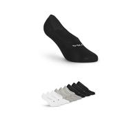 Füßlinge FILA "UNISEX GHOST SOCKS SILICONE HEEL INSIDE", Herren, Gr. 43-46, schwarz (classic), Baumwollmischung, unifarben, normal, Socken, mit Logo-Schriftzug (89436525-43) classic