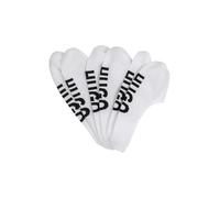 HUGO Dreier-Pack Füßlinge mit großen Logos - Style 3P SL LOGO CC, 50541589 Weiß 43-44