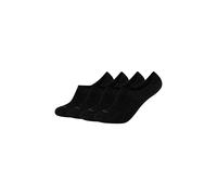Füßlinge JOOP "Füßlinge 4er Pack", Herren, Gr. 43/46, schwarz, 75% Baumwolle, 20% Polyamid, 3% Polyamid, 2% Elasthan, uni, Socken (90759810-43) schwarz