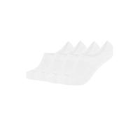Füßlinge JOOP "Premium essentials", Damen, Gr. 43-46, weiß, Baumwollmischung, unifarben, elastisch, Socken Füßlinge, mit verstärkter Ferse und Spitze (27935158-43)