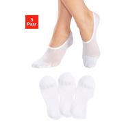 Füßlinge LASCANA ACTIVE Gr. 35-38, weiß (3 x weiß) Damen Socken (92284843-35) 3 x weiß