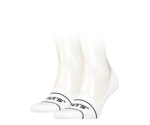 Füßlinge LEVI'S "LEVIS LOW RISE SPORT", Damen, Gr. 39-42, weiß, Baumwollmischung, elastisch, Socken, Cotton-Mix, für Damen und Herren, elastisch (74039931-39) weiß