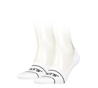 Füßlinge LEVI'S "LEVIS LOW RISE SPORT", Damen, Gr. 43-46, weiß, Baumwollmischung, elastisch, Socken, Cotton-Mix, für Damen und Herren, elastisch (74039931-43) weiß