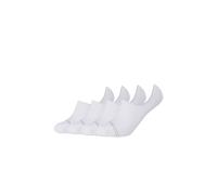 4er Pack Mustang True Denim Originals Bio-Baumwolle Füßlinge Damen 1000 - white 39-42