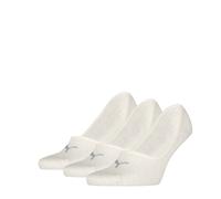 Füßlinge PUMA "PUMA UNISEX FOOTIE 3P", Herren, Gr. 35-38, oatmeal, Baumwollmischung, elastisch, Socken, NoShow Socks, atmungsaktiv, elastisches Bündchen (96976808-35) oatmeal