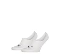 PUMA UNISEX FOOTIE 2P HIGH CUT, 35/ WHITE - 43-46