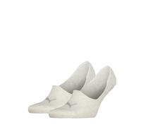 Füßlinge PUMA "PUMA UNISEX MID CUT FOOTIE", Damen, Gr. 39-42, oatmeal, Baumwollmischung, normal, Socken, No-Show-Socks, Silikon in der Ferse für optimalen Halt (56530424-39) oatmeal