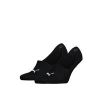 Füßlinge PUMA "PUMA UNISEX MID CUT FOOTIE", Herren, Gr. 35-38, schwarz, Baumwollmischung, normal, Socken, No-Show-Socks, Silikon in der Ferse für optimalen Halt (18754404-35) schwarz
