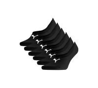 PUMA Unisex Füßlinge, 6er Pack - Footie, einfarbig Schwarz EUR 39-42