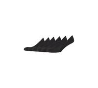 Füßlinge S.OLIVER "6er Pack", Damen, Gr. 35-38, schwarz, 75% Baumwolle, 23% Polyamid, 2% Elasthan, uni, Socken (90189826-35) schwarz
